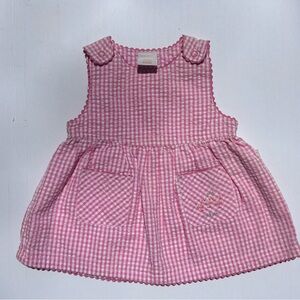 OshKosh B'gosh Pink and White Gingham Baby Dress